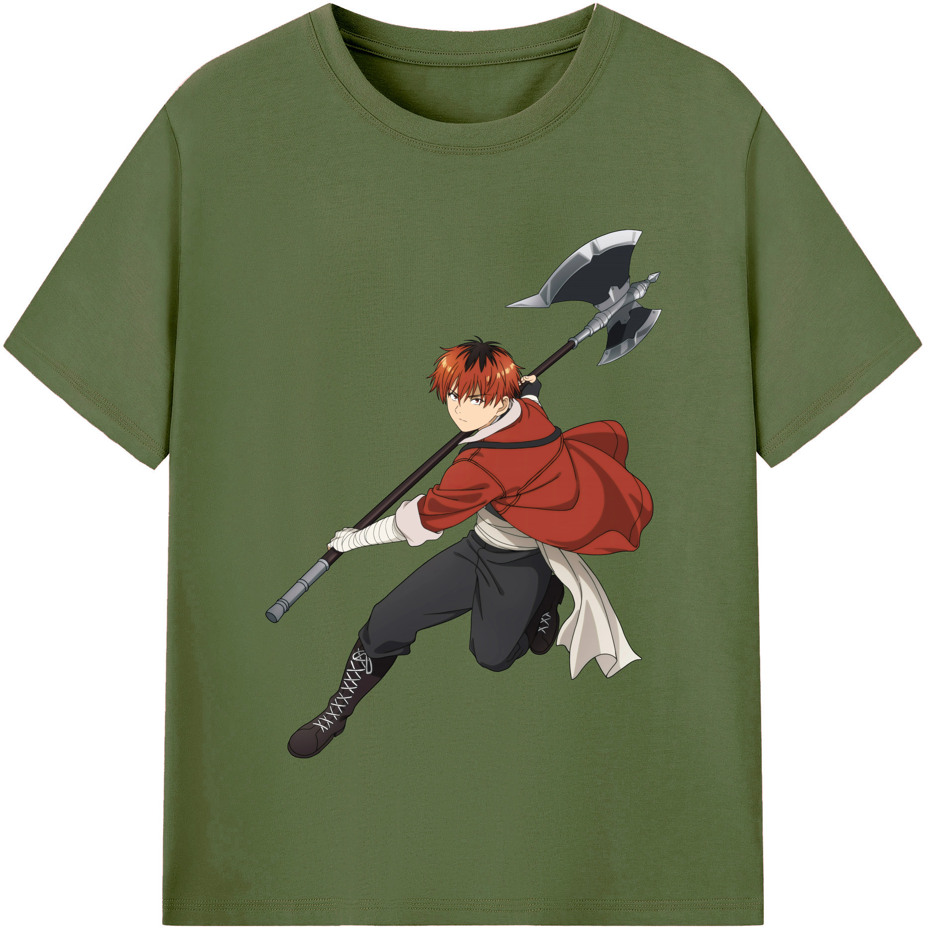 （画像用） 葬送のフリーレン Frieren 綿100％半袖Tシャツ（フロントプリント）